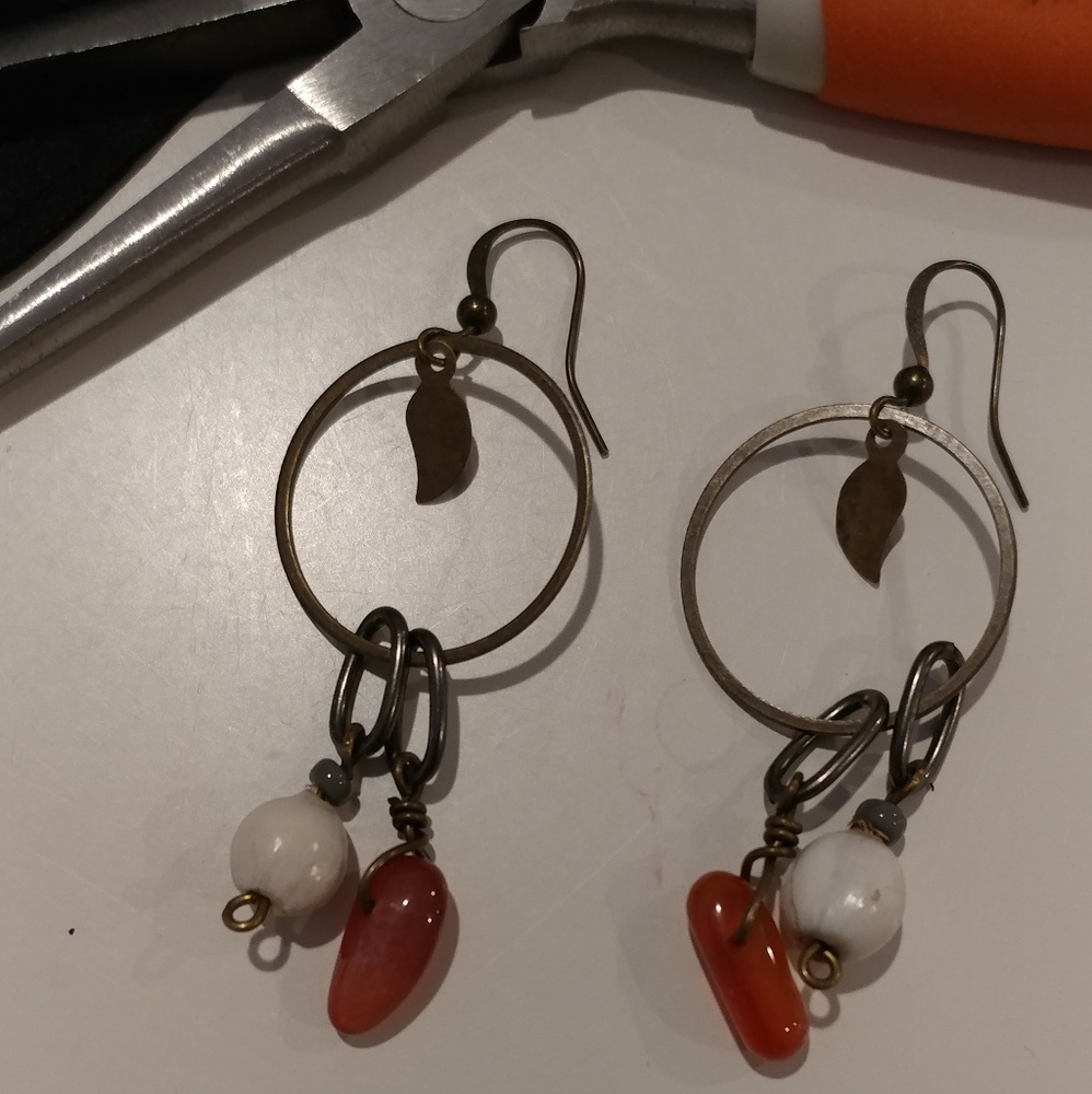 Handcrafted lightweight dangle earrings